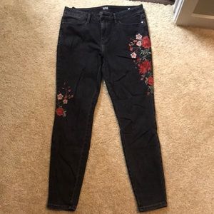 ana embroidered jeggings